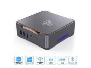 Rutveing Mini PC, 8GB 128GB Host Quad-core Intel Celeron J4125 Low Power 4K Ultra Clear HTPC Computer Windows 10 Support Linux System HDMI VGA Rutveing Mini PC, 8GB 128GB Host Quad-core Intel Celeron J4125 Low Power 4K Ultra Clear HTPC Computer Windows 10 Support Linux System HDMI VGA