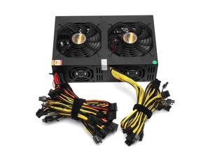 ATX 12V 3450W Miner Power Supply 140mm Cooling Fan Computer Power Supplys ETH Machine Power Mining/Server/industrial Power ATX 12V 3450W Miner Power Supply 140mm Cooling Fan Computer Power Supplys ETH Machine Power Mining/Server/industrial Power