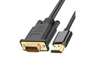 HDMI To VGA HD-15 Pin Male Transmitting Cable VGA to HDMI Transmiting Cable 5.9ft