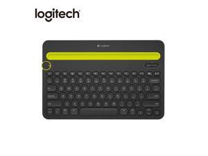 Logitech Keyboard K480 Bluetooth Wireless Multi-Device Keyboard with Phone Holder Slot for Windows Mac OS iOS Android