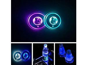 2pcs LED Car Logo Cup Holder Lights for (VADER), 7 Colors Changing USB Charging Mat Luminescent Cup Pad, Auto Interior Lights Lamp Decoration (VADER) 2pcs LED Car Logo Cup Holder Lights for (VADER), 7 Colors Changing USB Charging Mat Luminescent Cup Pad, Auto Interior Lights Lamp Decoration (VADER)