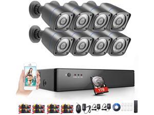 Rraycom 1080H 2.0MP Video Security System Eight 2000TVL Weatherproof Cameras SMD LED Night Vision 2TB Hard Drive Rraycom 1080H 2.0MP Video Security System Eight 2000TVL Weatherproof Cameras SMD LED Night Vision 2TB Hard Drive