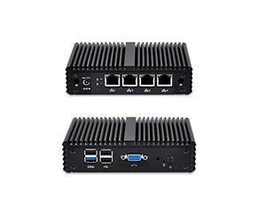 Qotom-Q190G4N-S07 Mini Computer Fanless Quad Core Intel J1900 Router Firewall Mini PC (4G RAM + 16G SSD) Qotom-Q190G4N-S07 Mini Computer Fanless Quad Core Intel J1900 Router Firewall Mini PC (4G RAM + 16G SSD)