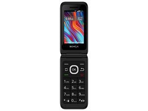 Schok Classic Flip Phone - Unlocked for All GSM Worldwide, 4G LTE, Number Pad, All-Day Battery, and Exchangeable Colors; Black, Blue, Red Schok Classic Flip Phone - Unlocked for All GSM Worldwide, 4G LTE, Number Pad, All-Day Battery, and Exchangeable Colors; Black, Blue, Red