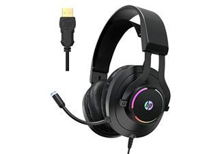 HP USB PC Gaming Headset with Microphone- 7.1 Virtual Surround Sound Game Headphones with Noise Cancelling Mic -Breathable Leatherette Memory Foam Earpads LED RGB Backlit for Computer/Laptops/ (HP36g) HP USB PC Gaming Headset with Microphone- 7.1 Virtual Surround Sound Game Headphones with Noise Cancelling Mic -Breathable Leatherette Memory Foam Earpads LED RGB Backlit for Computer/Laptops/ (HP36g)