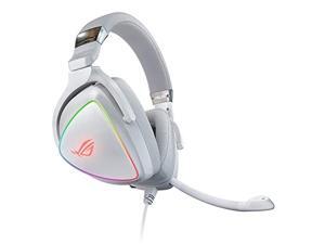 ASUS RGB Gaming Headset ROG Delta | Hi-Res ESS Quad-DAC, Circular RBG Lighting Effect | USB-C Connector for PCs, Consoles, and Mobile Gaming | Gaming Headphones with Detachable Mic (ROGDeltaWhite) ASUS RGB Gaming Headset ROG Delta | Hi-Res ESS Quad-DAC, Circular RBG Lighting Effect | USB-C Connector for PCs, Consoles, and Mobile Gaming | Gaming Headphones with Detachable Mic (ROGDeltaWhite)