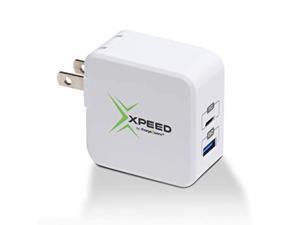 USB C 36W 2-Port Wall Charger, XPEED by CHARGEWORX, Type C, Fast Charging Adapter with 18W PD 3.0 and 18W QC 3.0 Compatible with Apple iPhone 11/11 Pro/Max, iPad, AirPods, Samsung S10/S9/ (AX3026WH) USB C 36W 2-Port Wall Charger, XPEED by CHARGEWORX, Type C, Fast Charging Adapter with 18W PD 3.0 and 18W QC 3.0 Compatible with Apple iPhone 11/11 Pro/Max, iPad, AirPods, Samsung S10/S9/ (AX3026WH)