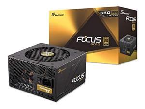 Seasonic FOCUS 650 Gold SSR-650FM 650W 80+ Gold ATX12V and EPS12V Semi-Modular 7 Year Warranty Compact 140 mm Size Power Supply Seasonic FOCUS 650 Gold SSR-650FM 650W 80+ Gold ATX12V and EPS12V Semi-Modular 7 Year Warranty Compact 140 mm Size Power Supply