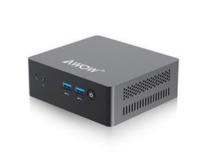 Mini PC Windows 10 AWOW Mini Desktop Computer Intel Celeron N3450, 8GB DDR4 128GB SSD 4K@30Hz, HDMI x2, Dual Band WiFi, USB x4 Gigabit Ethernet, BT 4.2 AL34 Micro PC Mini PC Windows 10 AWOW Mini Desktop Computer Intel Celeron N3450, 8GB DDR4 128GB SSD 4K@30Hz, HDMI x2, Dual Band WiFi, USB x4 Gigabit Ethernet, BT 4.2 AL34 Micro PC
