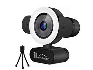 Streaming Webcam with Microphone - 30FPS 1440P Full HD USB Web Camera with Adjustable Brightness Ring Light for Zoom Skype Facetime Mac Video Conferencing Teaching Studying Streaming Streaming Webcam with Microphone - 30FPS 1440P Full HD USB Web Camera with Adjustable Brightness Ring Light for Zoom Skype Facetime Mac Video Conferencing Teaching Studying Streaming