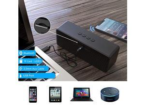 Bluetooth Speaker,Portable Wireless Speakers with HD Sound,Longer Playtime, Built-in Mic for iPhone/Samsung/Andriod/PC/Laptop Ehco dot Support USB/TF Card/AUX(Black) Bluetooth Speaker,Portable Wireless Speakers with HD Sound,Longer Playtime, Built-in Mic for iPhone/Samsung/Andriod/PC/Laptop Ehco dot Support USB/TF Card/AUX(Black)