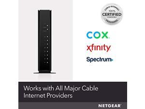 NETGEAR Cable Modem with Built-in WiFi Router (C6230) - Compatible with All Major Cable Providers incl. Xfinity, Spectrum, Cox | for Cable Plans Up to 300Mbps | AC1200 WiFi Speed | DOCSIS 3.0