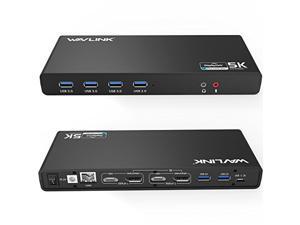 WAVLINK USB 3.0 Universal Laptop Docking Station,USB C to 5K/ Dual 4K @60Hz Video Outputs Dual Monitor for Windows,(2 HDMI & 2 DP, Gigabit Ethernet, 6 USB 3.0, ) DL6950-PD Function Not Supported WAVLINK USB 3.0 Universal Laptop Docking Station,USB C to 5K/ Dual 4K @60Hz Video Outputs Dual Monitor for Windows,(2 HDMI & 2 DP, Gigabit Ethernet, 6 USB 3.0, ) DL6950-PD Function Not Supported
