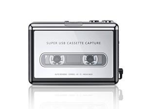 Cassette Player, Portable Walkman Cassette Player from Tapes to MP3 Converter Via USB, Audio Music Player Capture Cassette Recorder with Headphone for Laptop PC and MacBook Cassette Player, Portable Walkman Cassette Player from Tapes to MP3 Converter Via USB, Audio Music Player Capture Cassette Recorder with Headphone for Laptop PC and MacBook