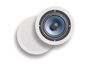 Polk Audio RC60i 2-way Premium In-Ceiling 6.5" Round-Speakers, Set of 2 Perfect-for Damp-and Humid Indoor/Outdoor Placement - Bath, Kitchen, Covered Porches (White, Paintable-Grille) Polk Audio RC60i 2-way Premium In-Ceiling 6.5" Round-Speakers, Set of 2 Perfect-for Damp-and Humid Indoor/Outdoor Placement - Bath, Kitchen, Covered Porches (White, Paintable-Grille)