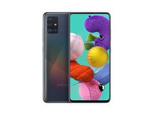 Samsung Galaxy A51 A515F 128GB DUOS GSM Unlocked Phone w/Quad Camera 48 MP + 12 MP + 5 MP + 5 MP (International Variant/US Compatible LTE) - Prism Crush Black Samsung Galaxy A51 A515F 128GB DUOS GSM Unlocked Phone w/Quad Camera 48 MP + 12 MP + 5 MP + 5 MP (International Variant/US Compatible LTE) - Prism Crush Black