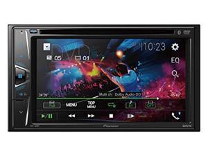 Pioneer AVH-120BT 6.2 Inch Double Din DVD/MP3/CD Player with Touchscreen Bluetooth.