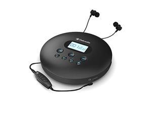 Oakcastle CD100 Small Portable CD Player with Bluetooth, Retro Walkman Style Personal, Rechargeable Battery Powered with Headphones Included and AUX Output Jack for in-Car Compatibility