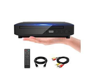 Ceihoit Mini DVD Player, DVD CD/Disc Player for TV with HDMI/AV Output, HDMI/AV Cables Included, HD 1080P Supported Built-in PAL/NTSC System USB Input Ceihoit Mini DVD Player, DVD CD/Disc Player for TV with HDMI/AV Output, HDMI/AV Cables Included, HD 1080P Supported Built-in PAL/NTSC System USB Input
