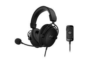 HyperX Cloud Alpha S - PC Gaming Headset, 7.1 Surround Sound, Adjustable Bass, Dual Chamber Drivers, Chat Mixer, Breathable Leatherette, Memory Foam, and Noise Cancelling Microphone - Blackout HyperX Cloud Alpha S - PC Gaming Headset, 7.1 Surround Sound, Adjustable Bass, Dual Chamber Drivers, Chat Mixer, Breathable Leatherette, Memory Foam, and Noise Cancelling Microphone - Blackout