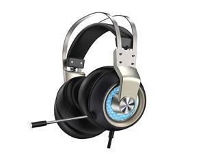 Gaming Headset with Microphone for PS4 PC Switch Mac, 7.1 Surround Sound, Xbox Headset with Noise Cancelling Mic, Over-Ear Headset with Soft Earmuffs, 3.5mm PS5 Headset with LED Lights Gaming Headset with Microphone for PS4 PC Switch Mac, 7.1 Surround Sound, Xbox Headset with Noise Cancelling Mic, Over-Ear Headset with Soft Earmuffs, 3.5mm PS5 Headset with LED Lights