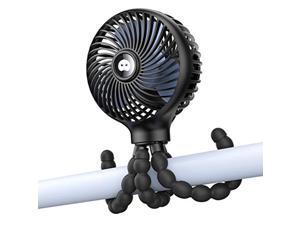 SmartDevil Stroller Fan, 3 Speed Portable Clip on Stroller Fan for Baby, Battery Operated Personal Desk Fan with Flexible Tripod, Mini Handheld Fan for Car Seat, Treadmill, Camping (Black) SmartDevil Stroller Fan, 3 Speed Portable Clip on Stroller Fan for Baby, Battery Operated Personal Desk Fan with Flexible Tripod, Mini Handheld Fan for Car Seat, Treadmill, Camping (Black)