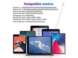 Pencil for iPad Air 4th Generation, Stylus Pen for iPad 8th Gen, Pencil with Palm Rejection Compatible with 2018-2021 Apple iPad 8th 7th 6th Generation iPad Air 4th 3rd Gen iPad Pro (White) Pencil for iPad Air 4th Generation, Stylus Pen for iPad 8th Gen, Pencil with Palm Rejection Compatible with 2018-2021 Apple iPad 8th 7th 6th Generation iPad Air 4th 3rd Gen iPad Pro (White)