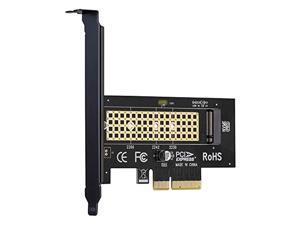 M.2 NVME to PCIe 3.0 x4 Adapter with Aluminum Heatsink Solution M.2 NVME to PCIe 3.0 x4 Adapter with Aluminum Heatsink Solution