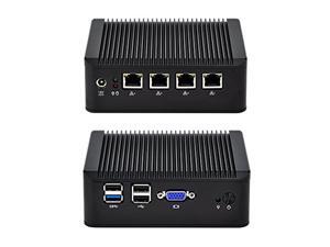 QOTOM Q190G4-S02 Barebone Industrial PC Gateway Router (No RAM No SSD) - Intel J1900 4 Gigabit NICs, Support Freebsd Linux (No RAM, No SSD) QOTOM Q190G4-S02 Barebone Industrial PC Gateway Router (No RAM No SSD) - Intel J1900 4 Gigabit NICs, Support Freebsd Linux (No RAM, No SSD)