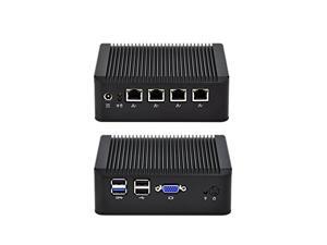 Qotom 4 LAN Mini PC Q190G4U-S02 with 4GB RAM 128GB SSD, Intel Celeron J1900 Processor, Quad core 2.0 GHz, x86 Mini PC Fanless Qotom 4 LAN Mini PC Q190G4U-S02 with 4GB RAM 128GB SSD, Intel Celeron J1900 Processor, Quad core 2.0 GHz, x86 Mini PC Fanless