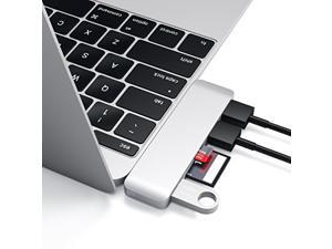 Satechi Aluminum Type-C USB 3.0 3-in-1 Combo Hub Adapter - 3 USB 3.0 Ports and Micro/SD Card Reader Compatible with 2015/2016/2017/2018 MacBook 12-Inch and More (Silver) Satechi Aluminum Type-C USB 3.0 3-in-1 Combo Hub Adapter - 3 USB 3.0 Ports and Micro/SD Card Reader Compatible with 2015/2016/2017/2018 MacBook 12-Inch and More (Silver)