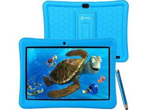 Contixo Kids Tablet K102, 10-inch HD, ages 3-7, Toddler Tablet with Camera, Parental Control, Android 10, 32GB, WiFi, Learning Tablet for Children with Teacher's Approved Apps and Kid-Proof Case, Blue