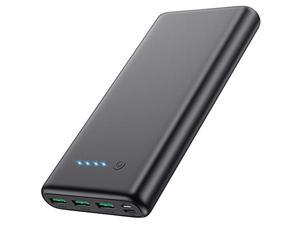 Portable Charger 36800mAh, Power Bank with Tri-Outport & Dual Inport (2.1A USB-C Input and Micro USB Input) External Battery Pack Compatible with iPhone 13/12/11,Galaxy S20 Tablet etc[2022 Version]