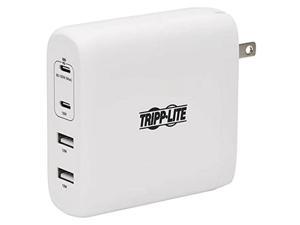 Tripp Lite USB C Wall Charger 4Port Compact Gan Technology 100W Charging PD3.0 White (U280-W04-100C2G)