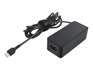 For Lenovo 45W USB Type C AC Adapter ADLX45YDC2D, SA10R16865, 02DL119, 4X20M26252 with 2 Prong Power Cord Included - Retail Box.