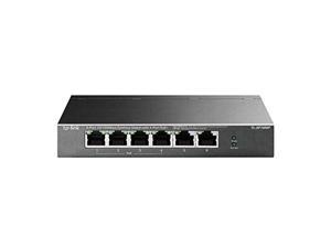 TP-Link 6 Port Fast Ethernet 10/100Mbps PoE Switch | 4 PoE+ Ports @67W | Plug & Play | Sturdy Metal w/Shielded Ports | Limited Lifetime Protection | Extend Mode | Priority Mode (TL-SF1006P)