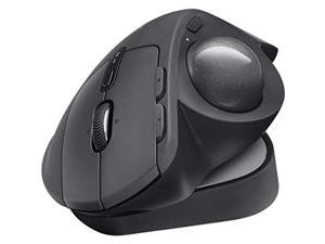 Logitech MX ERGO Plus Wireless Trackball Mouse, 2048 dpi Optical Sensor, 8 Buttons, 4-Way Scroll Wheel, 910-005178 (Renewed)