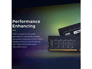 KLEVV Hynix Chips 8GB (1 x 8GB) DDR4 UDIMM PC4-21300 2666MHz CL19 Unbuffered Non-ECC 1.2V 288 Pin Desktop Ram Memory (KD48GU881-26N190A)