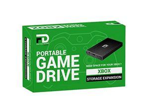 FD 1TB Xbox Portable Hard Drive - USB 3.2 Gen 1 - 5Gbps - Aluminum - Black - Compatible with Xbox One, Xbox One S, Xbox One X (XB-1TB-PGD) by Fantom Drives