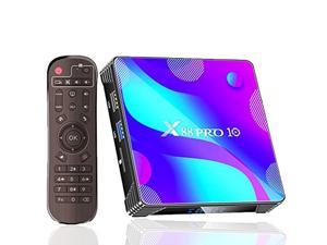 Android TV Box 11.0,Android Box 2GB Ram 16GB ROM X88PRO10 RK3318 Quad Core 64bit Supports 2.4G+5G Dual Wi-Fi BT 4.0 USB 3.0 4K 100M Internet Smart TV Box Media Player