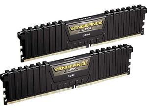 Corsair Vengeance LPX 16GB (2x8GB) DDR4 DRAM 3000MHz C15 Desktop Memory Kit - Black (CMK16GX4M2B3000C15)