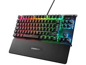 SteelSeries Apex Pro TKL - Mechanical Gaming Keyboard - Adjustable Actuation Switches - OLED Smart Display - Compact Form - English QWERTY Layout - Compact (TKL)