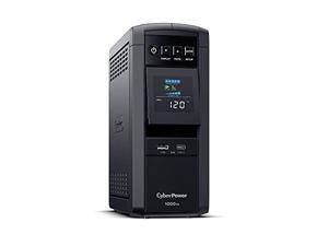 CyberPower CP1000PFCLCDTAA PFC Sinewave UPS System, 1000VA/600W, 10 Outlets, AVR, Mini Tower, TAA Certified