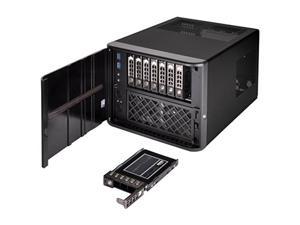 SilverStone Technology Silverstone CS280 Premium Mini-ITX NAS case with Eight 2.5" hot-swappable Bays, SST-CS280B,Black