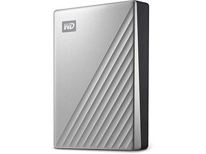 WD 4TB My Passport Ultra Silver Portable External Hard Drive HDD, USB-C and USB 3.1 Compatible - WDBFTM0040BSL-WESN