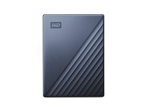 WD 4TB My Passport Ultra Blue Portable External Hard Drive HDD, USB-C and USB 3.1 Compatible - WDBFTM0040BBL-WESN