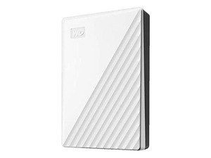 WD 4TB My Passport Portable External Hard Drive HDD with Password Protection and auto Backup Software, White - WDBPKJ0040BWT-WESN