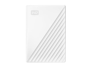 WD 1TB My Passport Portable Hard Drive, External HDD with Backup Software and Password Protection, White - WDBYVG0010BWT-WESN