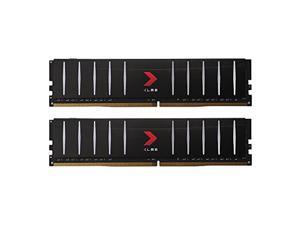 PNY XLR8 Gaming 16GB (2x8GB) DDR4 DRAM 3200MHz (PC4-25600) CL16 1.35V Low Profile Dual Channel Desktop (DIMM) Memory Kit - MD16GK2D4320016LP