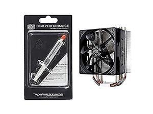 Cooler Master High Performance Thermal Paste - (HTK-002-U1) AND Cooler Master Hyper 212 Evo CPU Cooler with PWM Fan, Four Direct Contact Heat Pipes